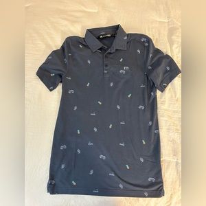Travis Mathew men’s pineapple pattern polo